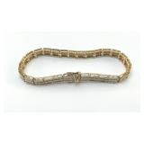 925 SILVER TENNIS BRACELET 7 1/2 "