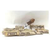 ANTIQUE STEREOSCOPE WITH CARDS BLACK AMERICANA