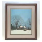 TIMBERLAKE SPRING SNOW 1983 PRINT