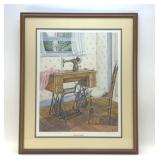 ï¿½ï¿½MAMAï¿½S SINGERï¿½ï¿½ FRAMED PRINT PATTY BAILEY SHEETS