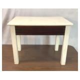 24 x 16 x 19" small wood table