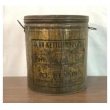 1940ï¿½s AE WENNING PURE LARD TIN