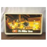 30 x 17" vintage Miller highlife light up sign