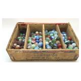 ASSORTED ANTIQUE MARBLES
