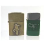 2 VTG POCKET LIGHTERS, PARK AND CROWN
