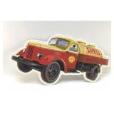 SHELL OIL TRUCK METAL SIGN
