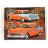56 CHEVY METAL SIGN
