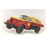 SHELL TRUCK METAL SIGN 21 INCHES
