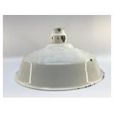 VTG ENAMELWARE FARM BARN LIGHT SHADE