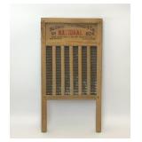 1940s NATIONAL WASHBOARD CO 824 SILVER KING