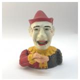 CAST IRON MECHANICAL CLOWN BANK