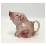 1980s TONY WOOD POTTERY STUDIO PINK PIG CREAMER