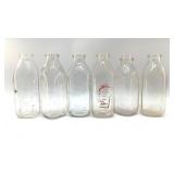 6 VTG MILK BOTTLES