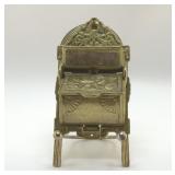 BRASS FIREPLACE MATCH SAFE