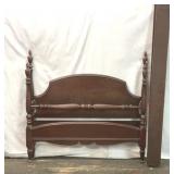 Vintage full-size bed and rails