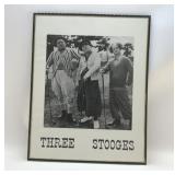 THREE STOOGES FRAMED PRINT