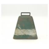 VTG GREEN METAL COWBELL