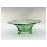 1930ï¿½s DEPRESSION GLASS KOI FOOTED BOWL