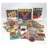 ASSORTED PAPER EPHEMERA TRAVEL FRUIT LABLES