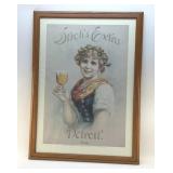 STROHï¿½S EXTRA DETROIT, MICHIGAN FRAMED POSTER