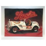 STROHï¿½S BEER SIGN ADVERTISING