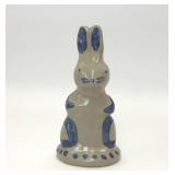 VTG BBP STONEWARE BUNNY RABBIT COIN BANK