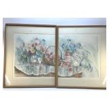 DOUBLE FRAMED WALL ART DOROTHY SHOEMAKER