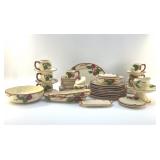 ANTIQUE FRANCISCANWARE APPLE CHINA 46 PCS