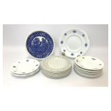 ASSORTED VTG CHINA PLATES
