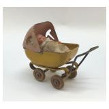1930ï¿½s WYANDOTTE TIN DOLL BUGGY TOY