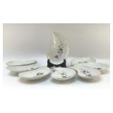 CFH ANTIQUE FISH BONE/OYSTER PLATES
