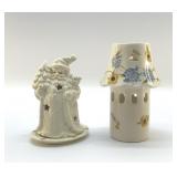2 ceramic fairy lights