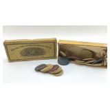 ANTIQUE CLAY POKER CHIPS
