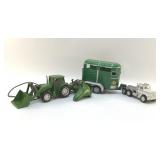 VTG TRUCK, RC BULLDOZER, BASS PRO HORSE TRAILER