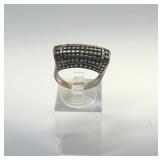 925 STERLING SILVER RING SIZE 6 6.3g