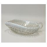 VTG ANCHOR HOCKING MOONSTONE HOBNAIL DISH