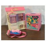 ASSORTED BARBIE ITEMS, DOLLS, HOUSE, CLOTHES