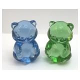 FENTON TEDDY BEAR PAPERWEIGHTS