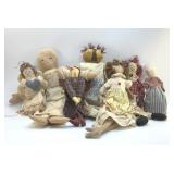 ASSORTED RAG DOLLS