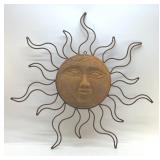 WROUGHT IRON SUN GARDEN ART