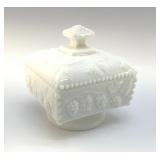 1940S WESTMORELAND MILK, GLASS CANDY DISH