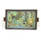 VICTORIAN GERMAN  DIE CUT FLOWER TRAY