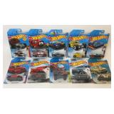10 ASSORTED NEW IN BOX HOT WHEELS CARS