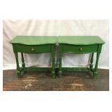 PAIR OF ANTIQUE MATCHING NIGHTSTANDS