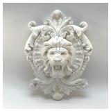 ORNATE LION HEAD WALL DECOR 15"
