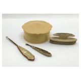 CELLULOID VANITY DRESSER SET