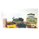5 VTG AVON COLLECTORS PERFUME BOTTLES CARS TRAIN