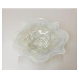1905 DUGAN GLASS BLOCK & WHEEL OPALESCENT BOWL