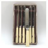 SHEFFIELD 6 FIRTH BEARLEY STAINLESS TABLE KNIVES