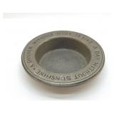 PEWTER WINE BOTTLE COASTER